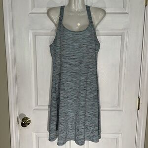 MPG Mesh Racerback Travel Dress W/ Built-In Bra Side Pockets Dress Size X-large